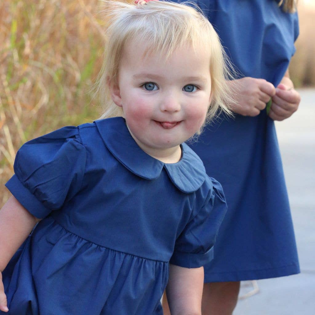 Carson Elizabeth Kids - Wholesale Bodysuit (Non-Footed) - Baby - Girls Navy Bubble3