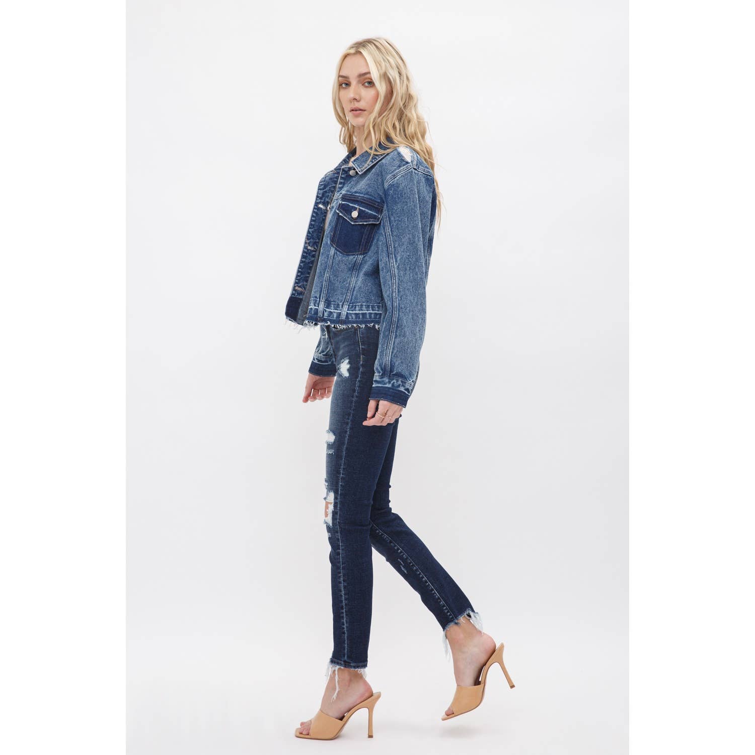 CLINE VESTE COURTE BOYFRIEND CLINE AVEC OURLET DÉFAIT en vente sur Faire5