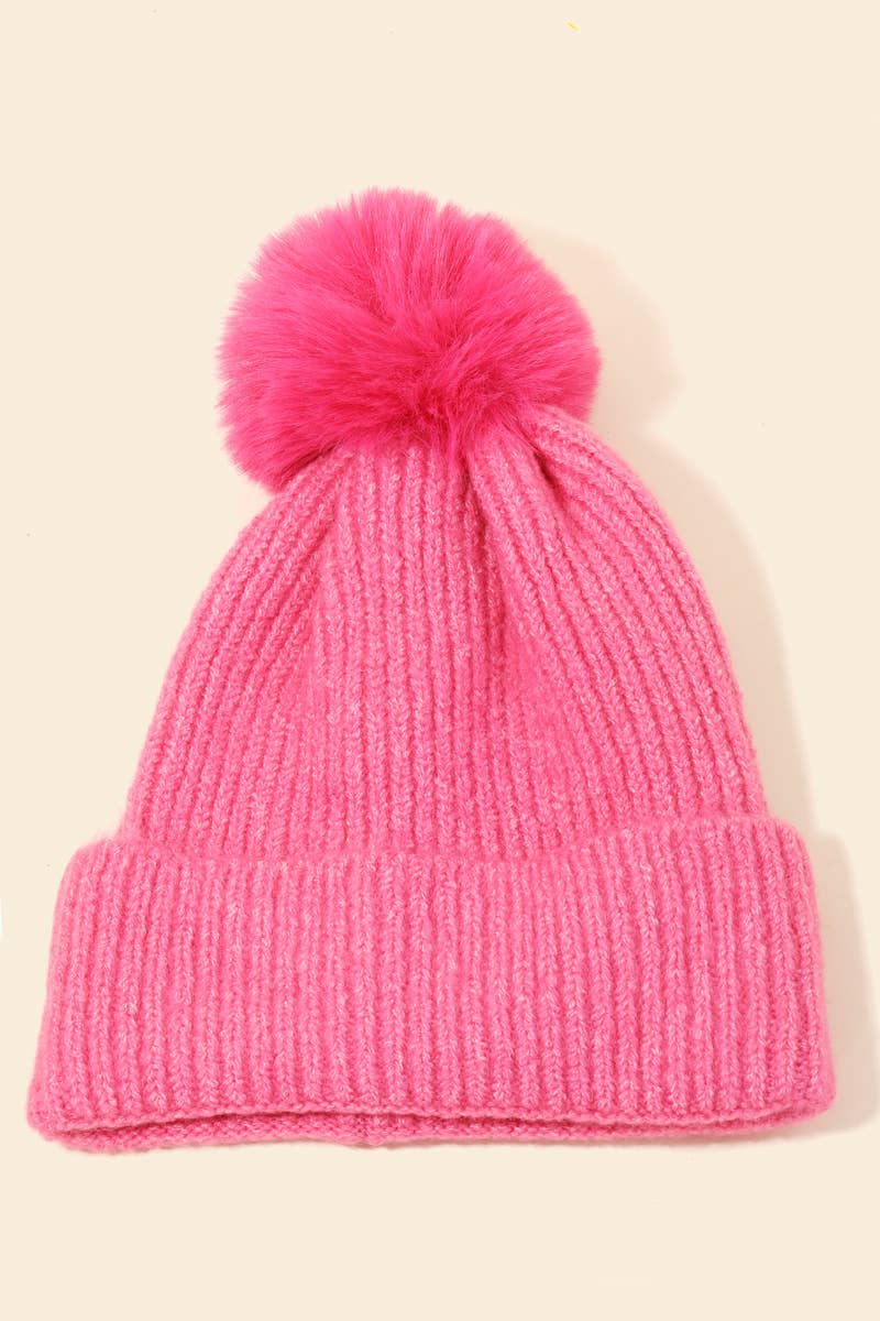 Anarchy Street - Wholesale Beanie - Women's - Pom Ribbed Extra Soft Beanie4