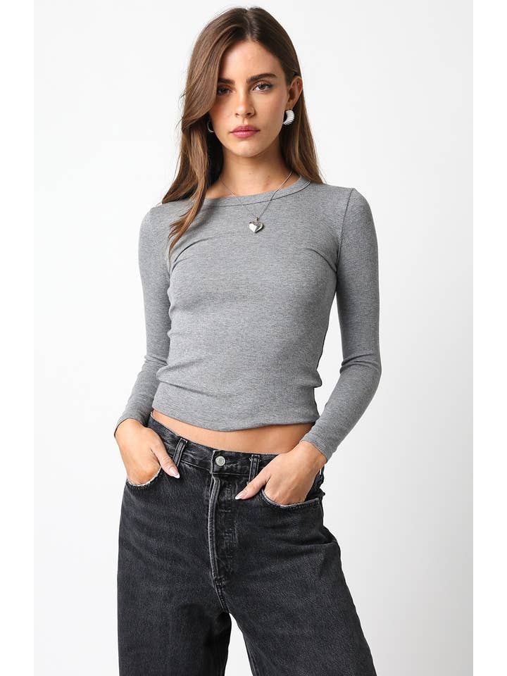 Olivaceous - Wholesale Knit Top - Women's - Jessie Top1