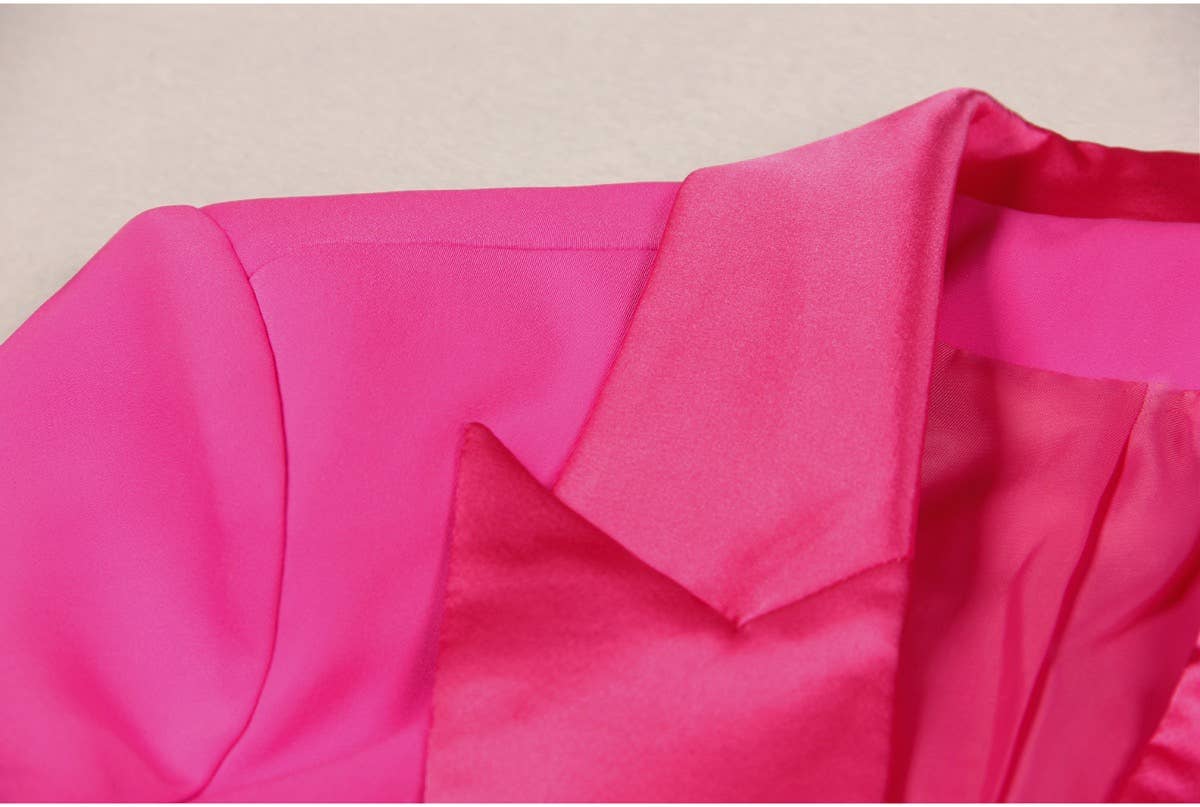 Productseeker – Engroshandel Habitter – til kvinder – SET069 Elegant strutsefjerblazer og buksesæt6