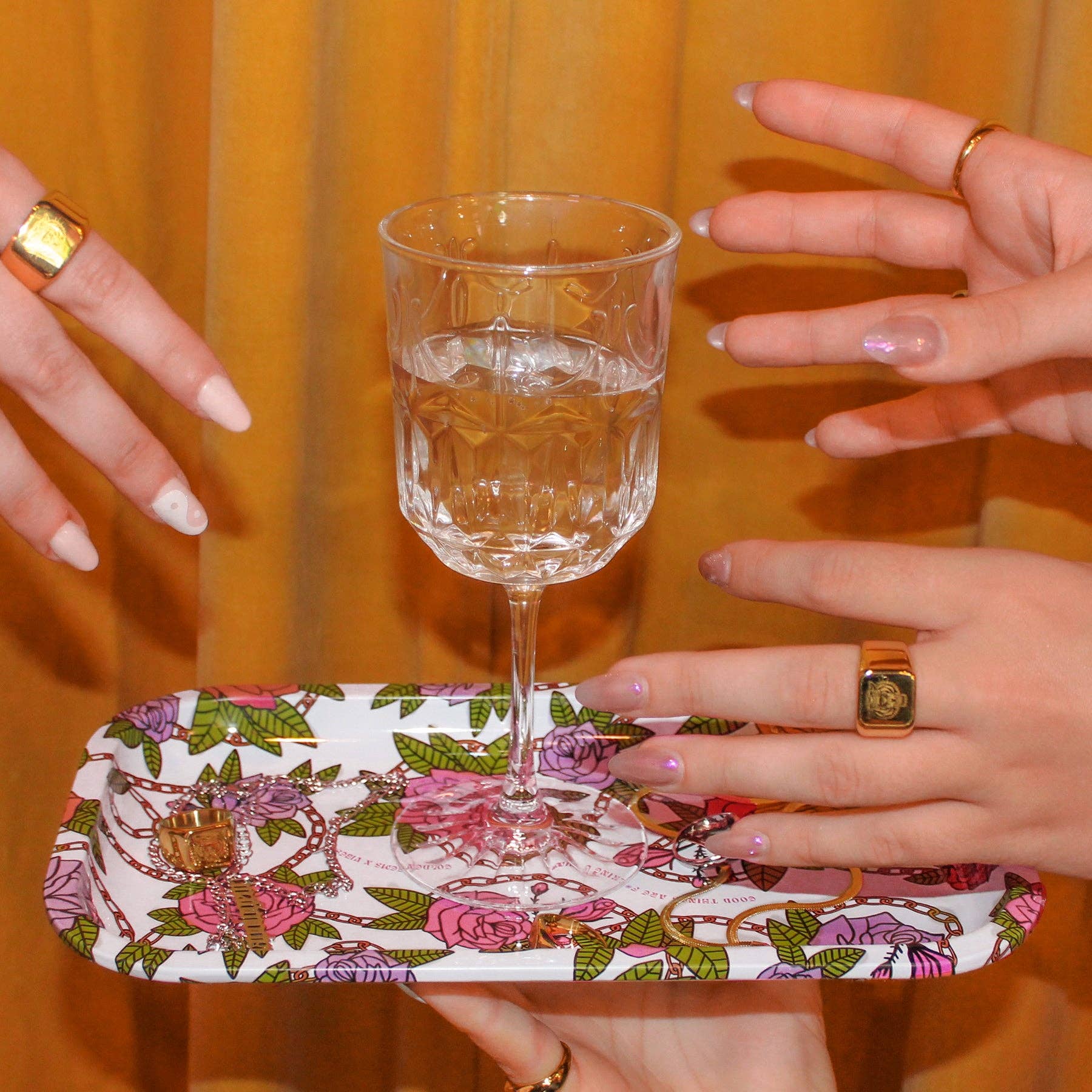 Golden Gems - Wholesale Decorative Tray - Good Things are Fucking Coming Medium Tray2