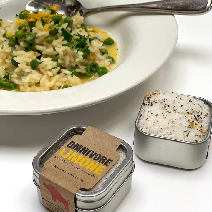 OMNIVORE LLC - Wholesale Salt - 2 oz Omnivore Limone an Organic, Citrus Sea Salt Blend4