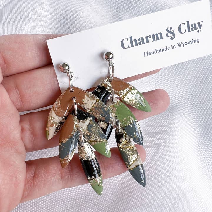 Charm and Clay - Wholesale Dangle Earrings - The Leah1
