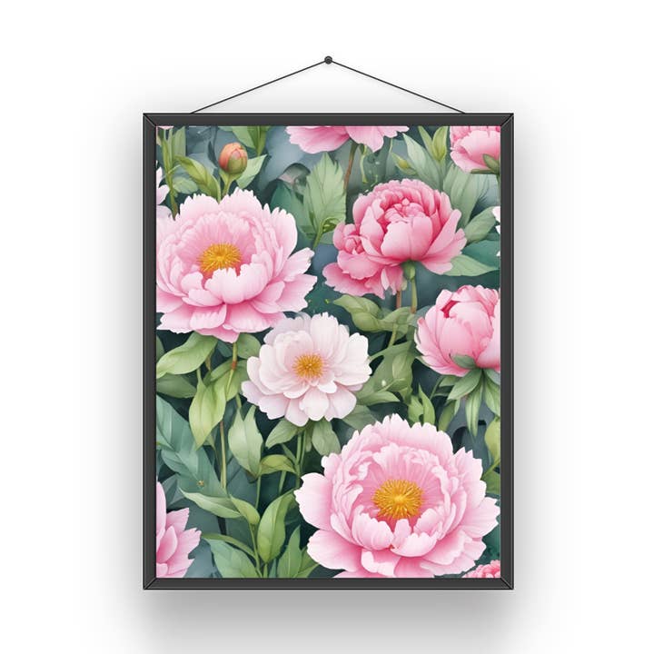 Impression d'art botanique florale Peony Peonies pour la vente par Modera Studio