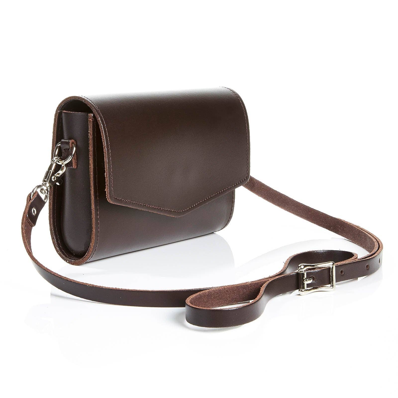 Zatchels – Bolsa - Mulher por atacado – Bolsa de embreagem de couro artesanal - marrom escuro1