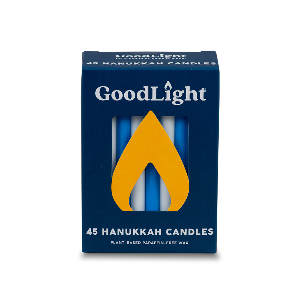 GoodLight Natural Candles – wholesale Hanukkah Decoration – Hanukkah Candles | 45-Count Box1