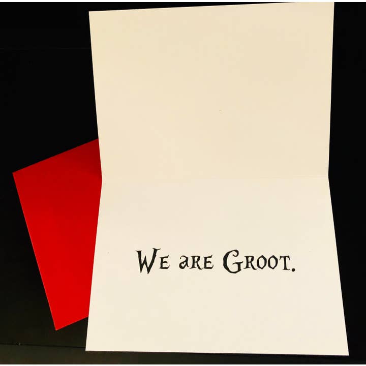 Dread Illustrations - Wholesale Everyday Greeting Card - Guardians of the Galaxy Groot & Rocket Greeting Card4