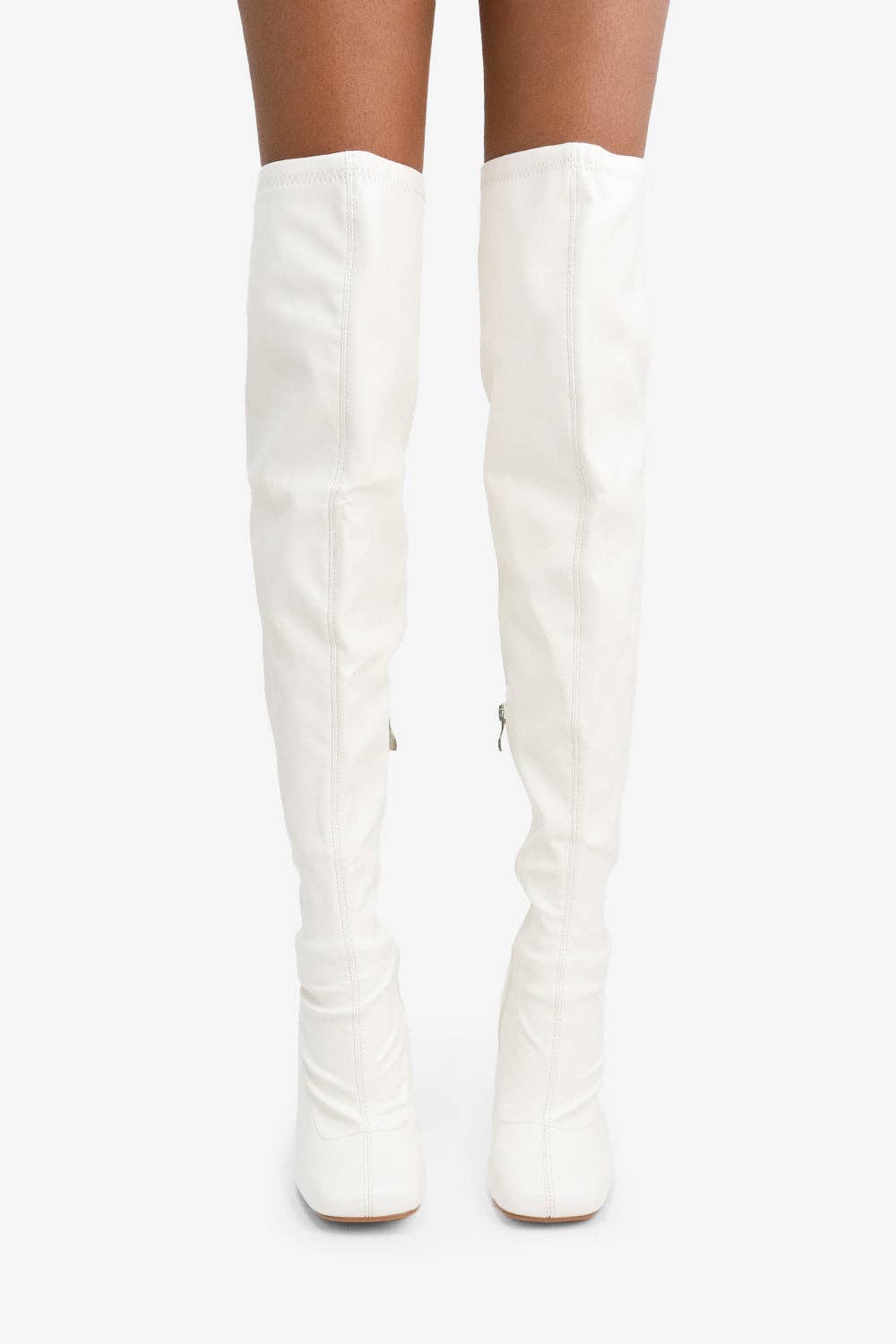 Lemonade Shoes - Wholesale Laarzen - Dames - That Glow - Dijhoge laarzen met stilettohak en ritssluiting aan de binnenzijde6