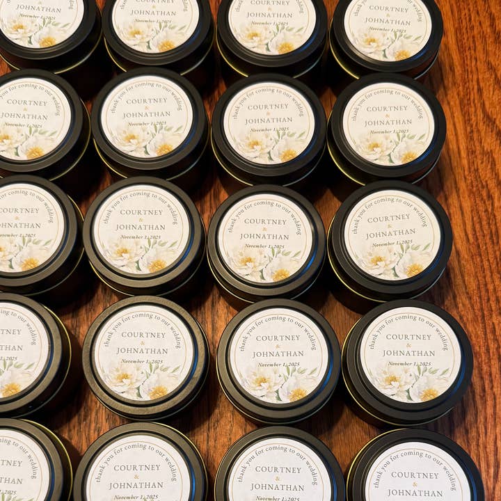 Wedding Favor Candles for wholesale by Kelly’s Essentials