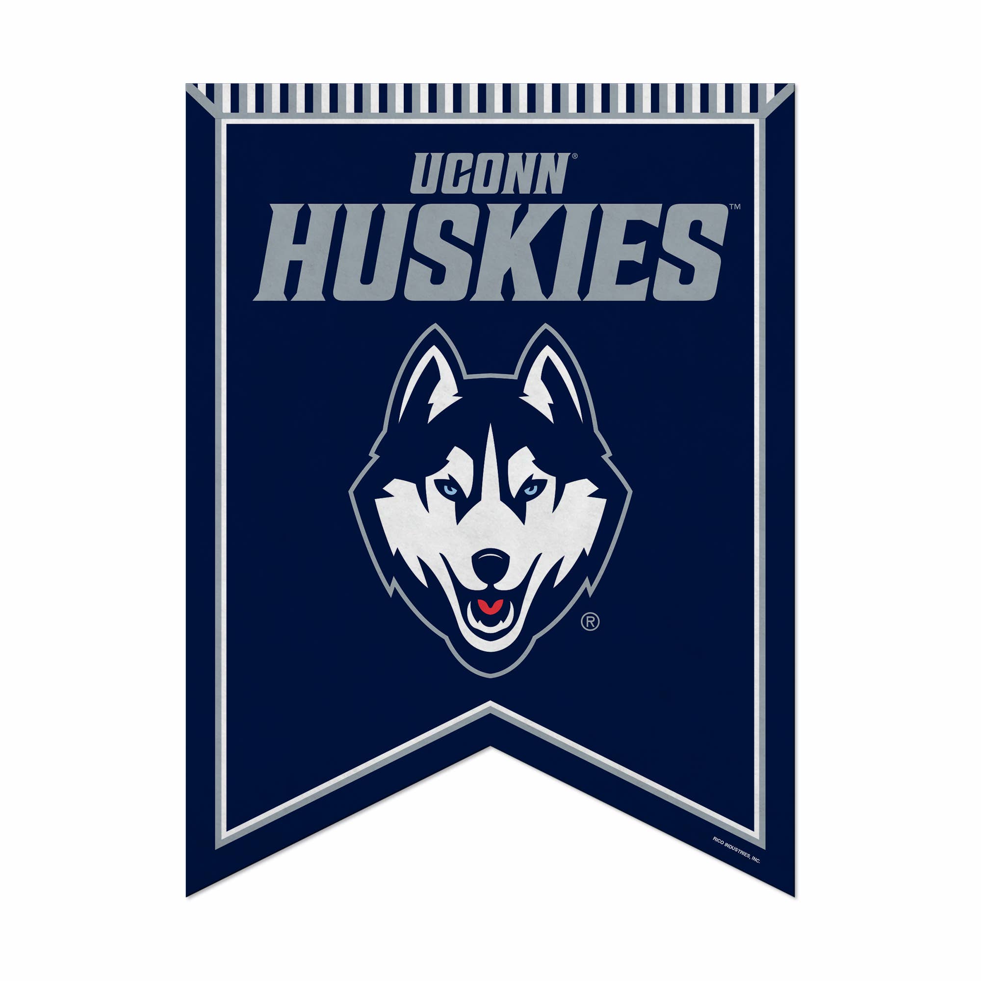Rico Industries - Wholesale Sign - NCAA  Connecticut Huskies - UCONN  Rafter Felt Pennant0