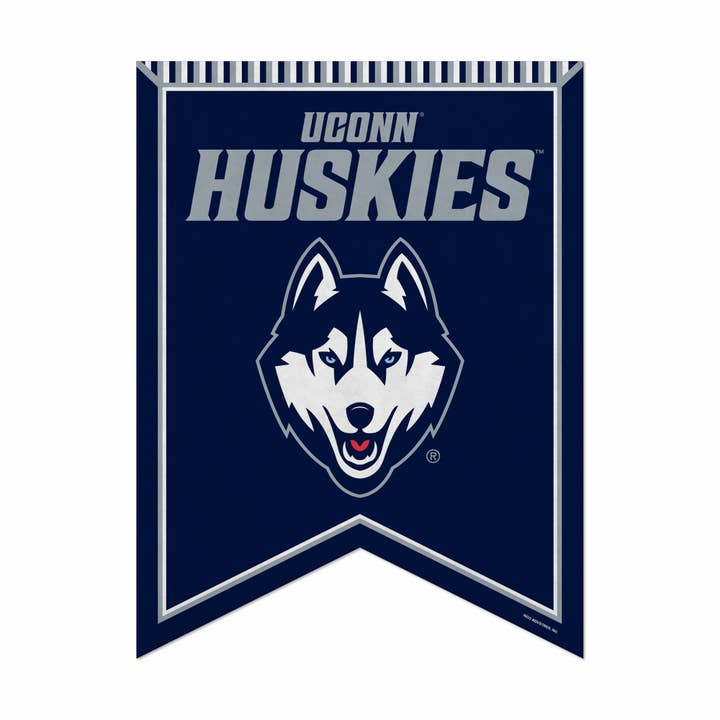 Rico Industries - Vente Pancarte - Fanion en feutre NCAA Connecticut Huskies - UCONN