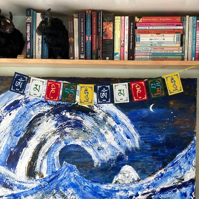 Tenzing Collections – Großhandel Flagge – Kleine buddhistische Gebetsfahnen oder Mini-Gebetsfahnen aus Stoff1