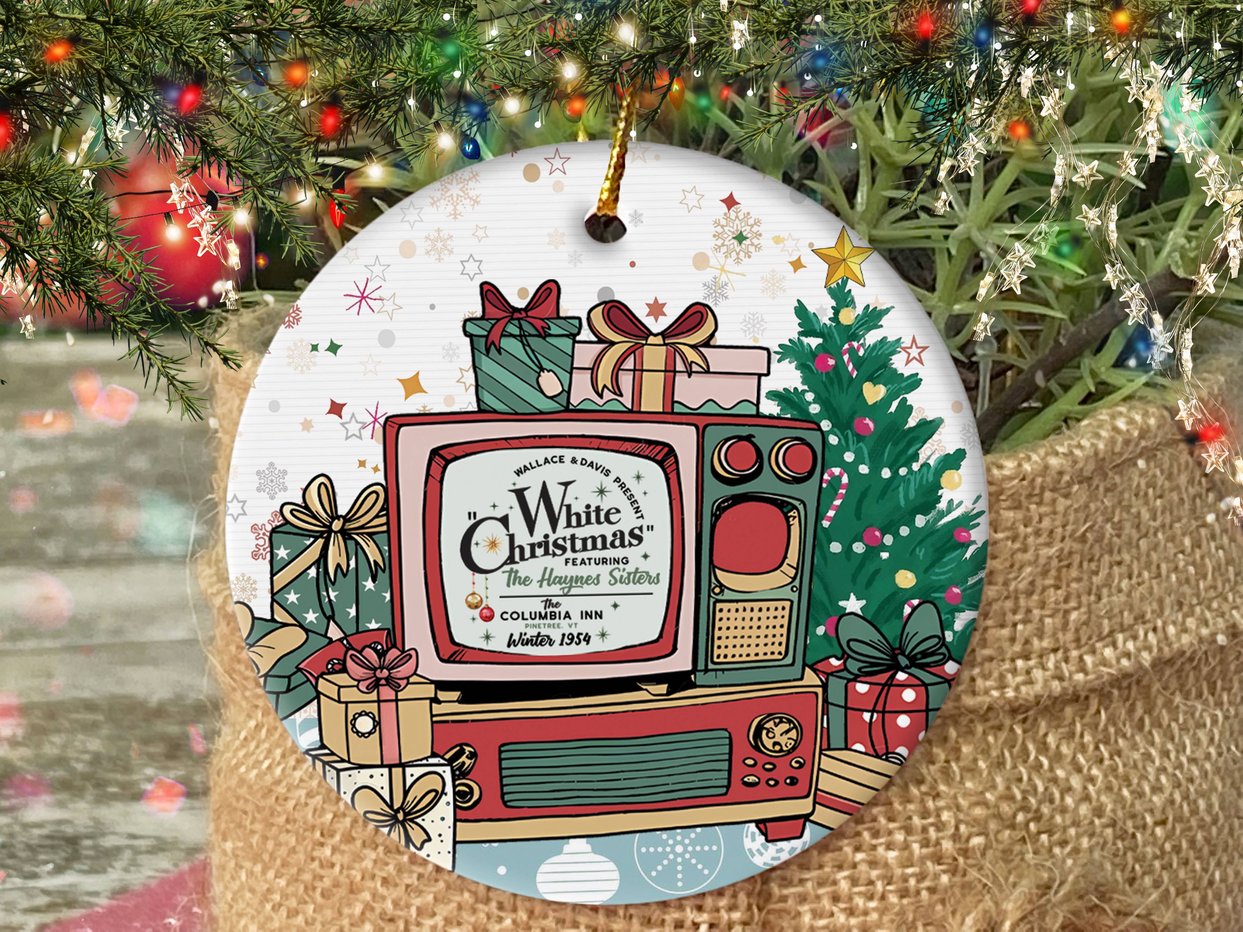 TMLECOM LTD – wholesale Ornament – White Christmas Movie Ornament, Haynes Sisters Xmas Ornament4