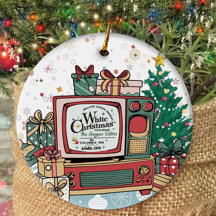 TMLECOM LTD – wholesale Ornament – White Christmas Movie Ornament, Haynes Sisters Xmas Ornament4