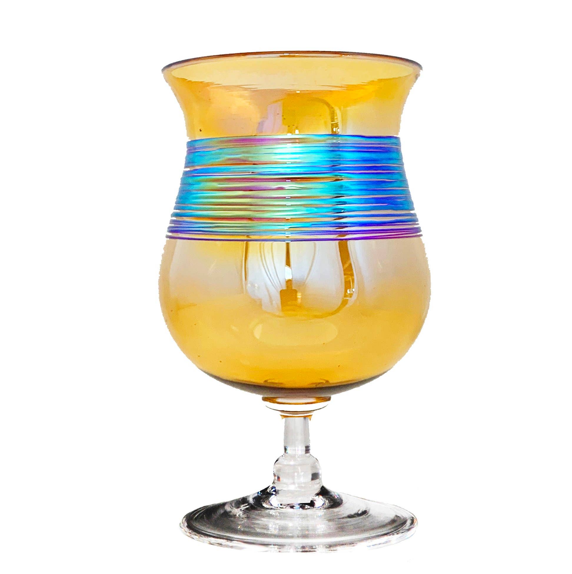 Romeo Glass – Großhandel Cocktail-/Schnapsglas – Goldener Regenbogen gesponnen7