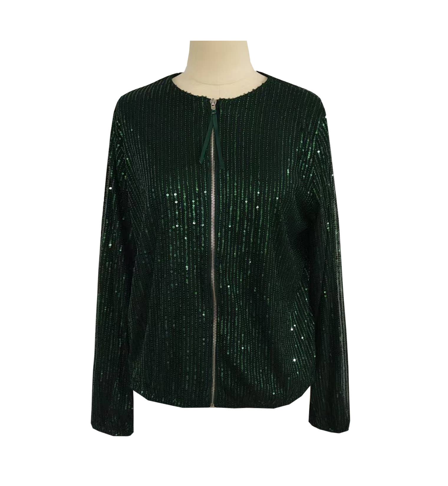 Rosa Clothing - Wholesale Jacket - Women's - Sequin Party Jacket Glitter Outwear5