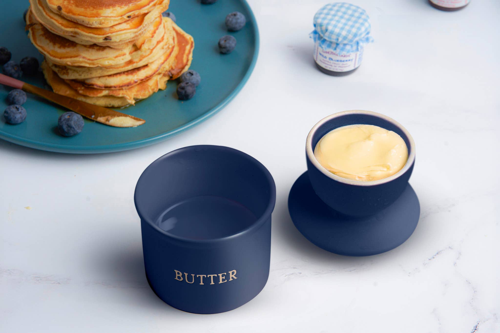 Kook - Wholesale Butter Dish - Kook French Butter Keeper Dish, Ceramic2