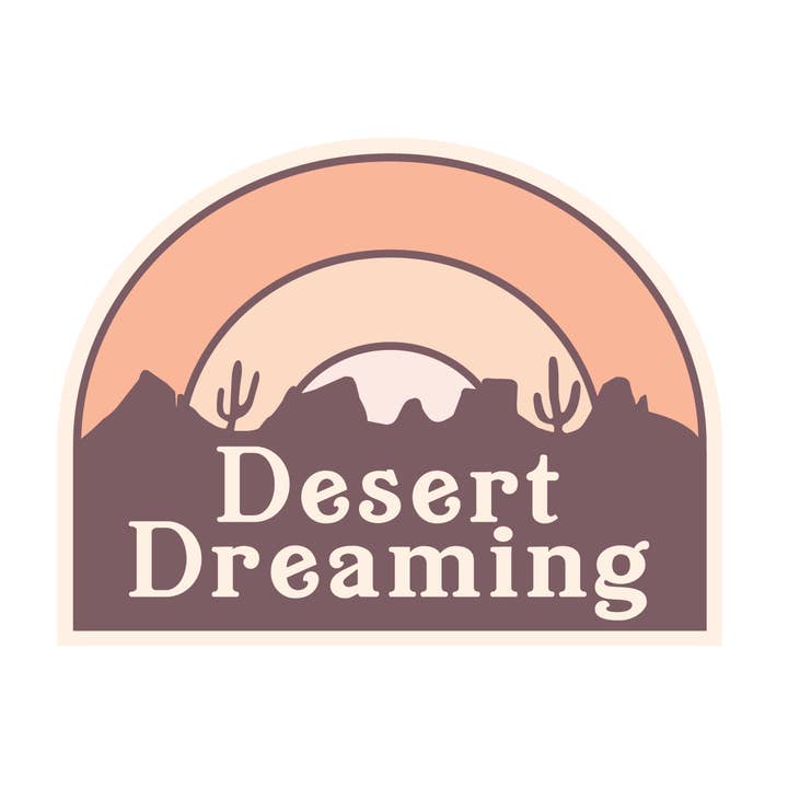 Desert Dreaming - Adesivo in vinile per la vendita all'ingrosso da parte di Graphic Heart