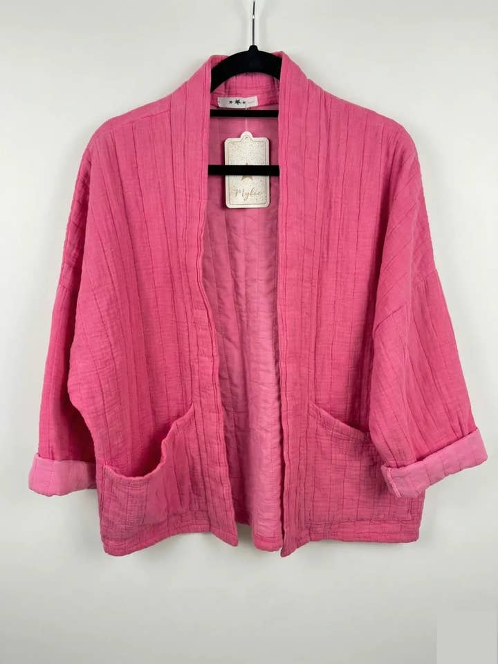 Mimi & Gogo - Vente Veste – femme - Veste matelassée en gaze de coton @5343_VesMatelasséGaze28