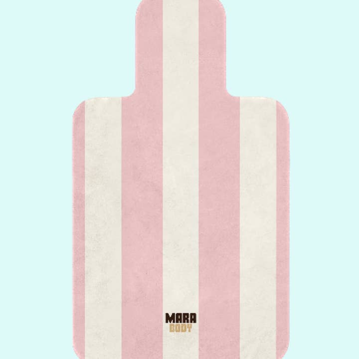 CANDY - Pilates Reformer Mat. Pink and White Machine Washable Mat. for wholesale by MARA BODY - Yoga Mats, Pilates Reformer Mats & Yoga Towels