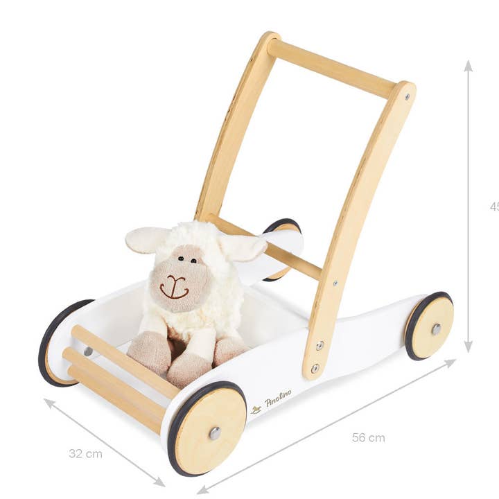 Pinolino Kinderträume GmbH - Wholesale Wood Toy - Kids - 'Uli' baby walker, white