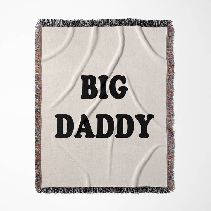 3dRose - Wholesale Throw Blanket - 3dRose, PRINT OF THE TEXT, BIG DADDY, Blanket0