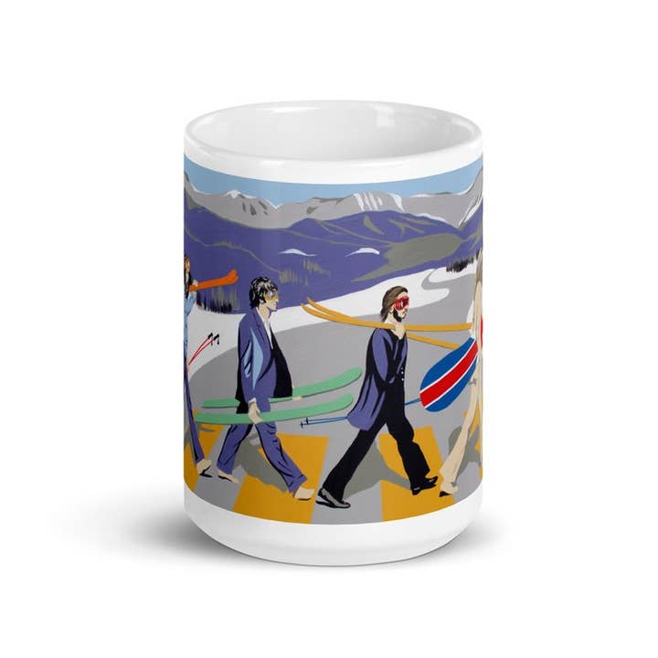 Beatles Abbey Road Après Ski Mug for wholesale by Uptripping (Shannon Foley Henn)