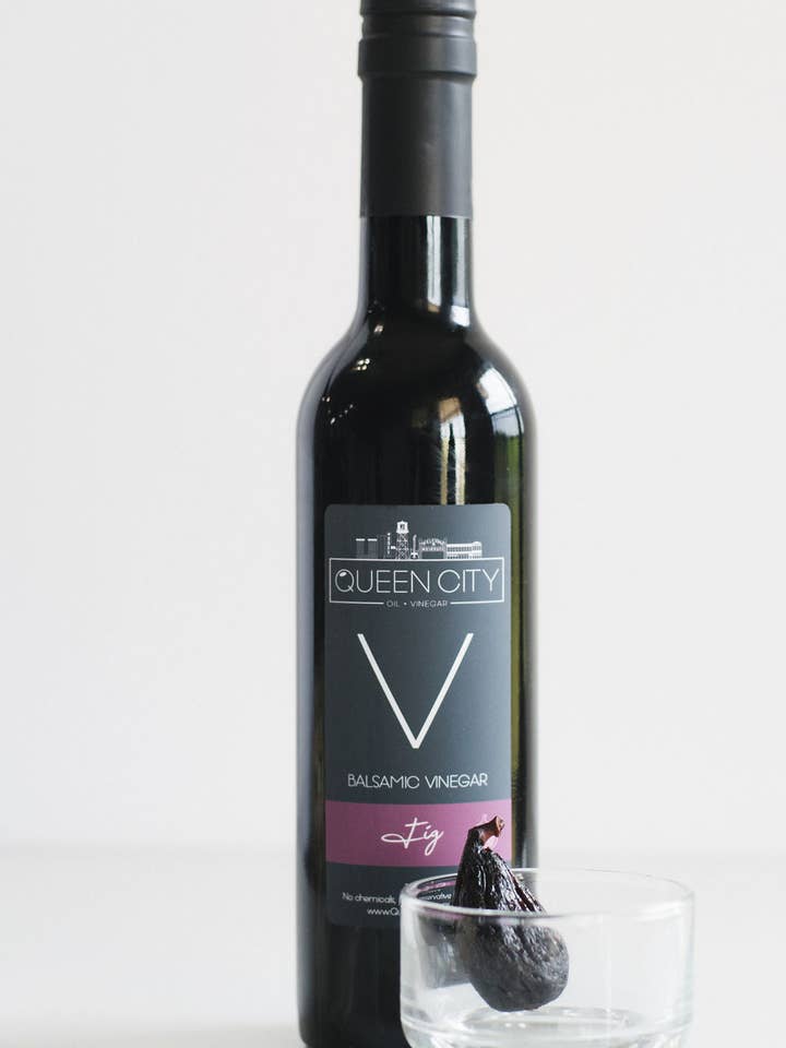 Fig Dark Balsamic Vinegar for wholesale by Queen City + Co.