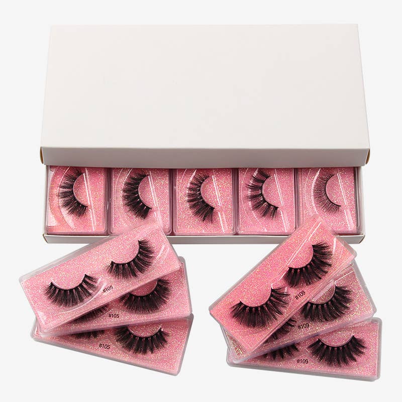 wandf - Wholesale False/Fake Eyelashes - Full Strip Eyelashes 3D Bushy Eyelashes Fake Eyelashes11