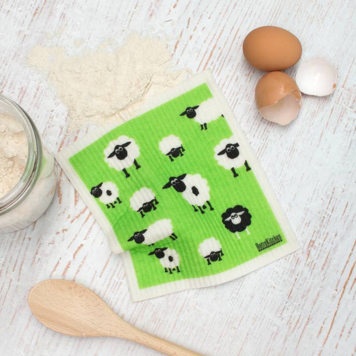 RetroKitchen - Wholesale Cleaning sponge - Sponge Cloth - Sheep1