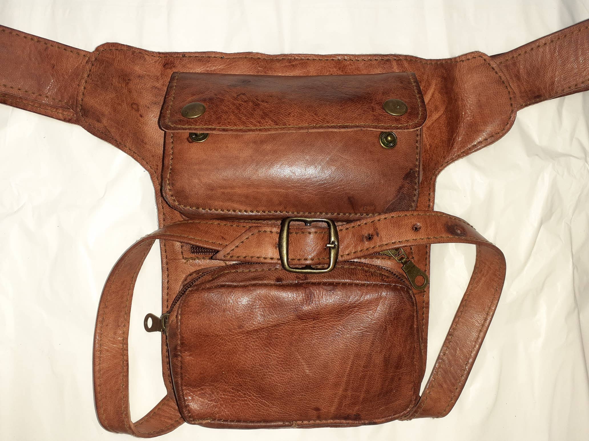 Hecho a mano – Engroshandel Bæltetaske - Dame – Medium bikerbenstaske7