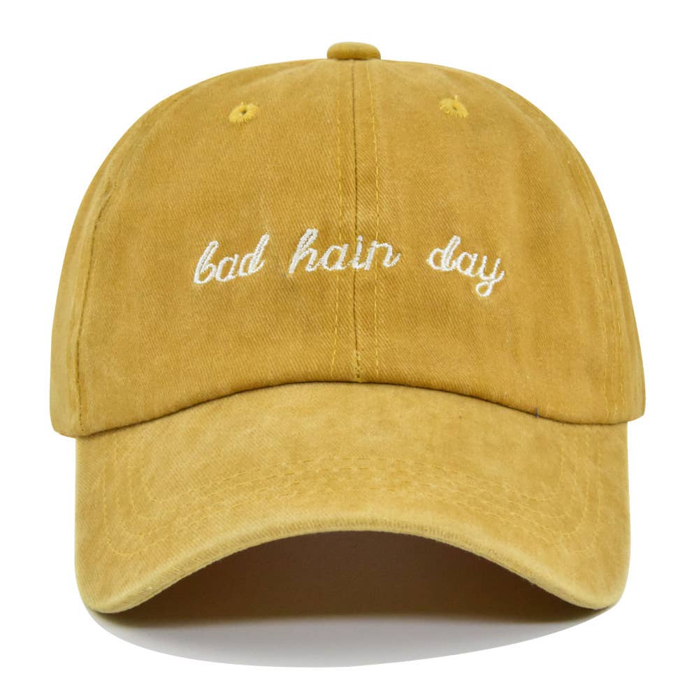 UNISHE – Großhandel Basecap – Damen – Bad Hair Day bestickte Baseballmütze ACC9119