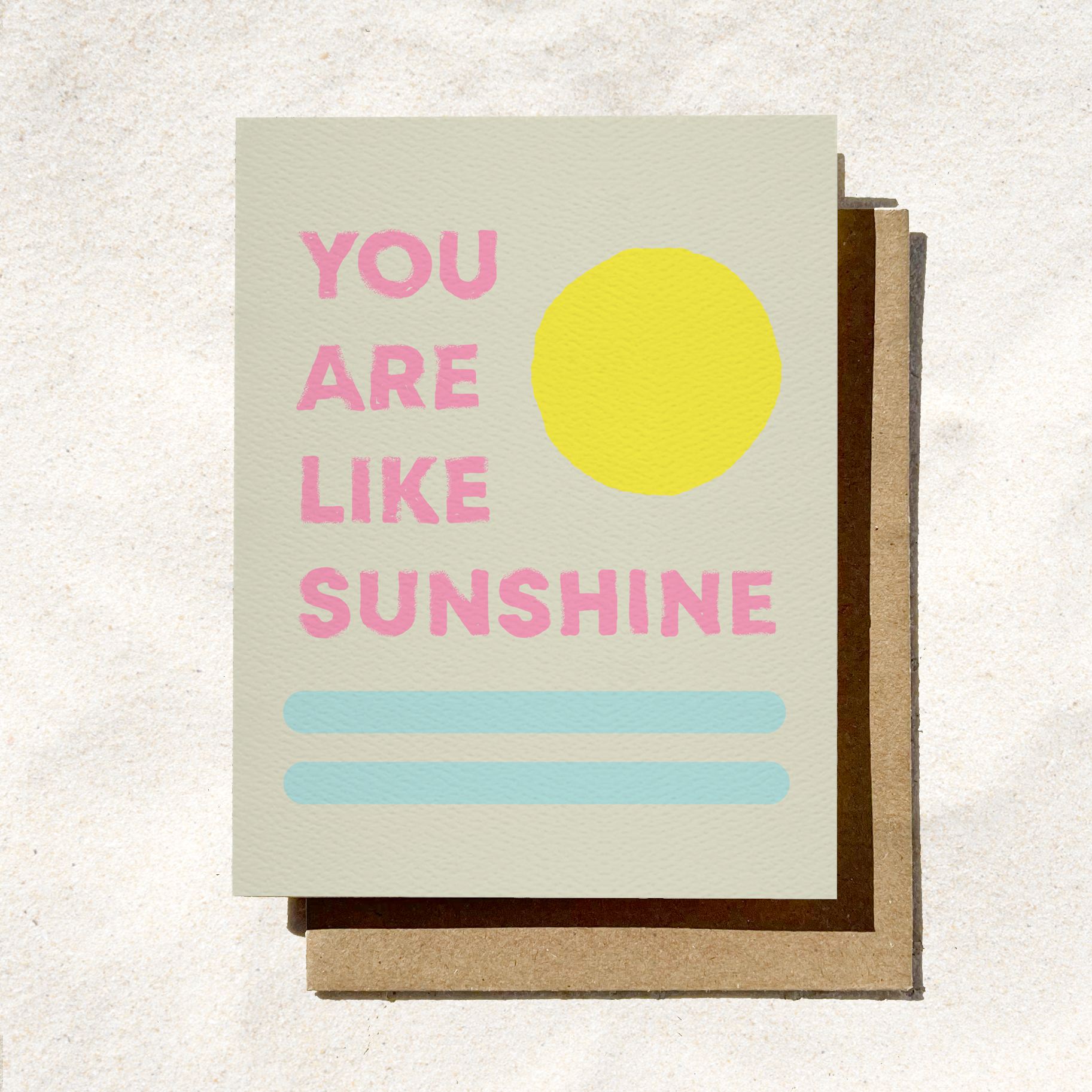 Daydream Prints - Wholesale Vriendschapskaartje - You Are Like Sunshine Card | Vriendschapskaart | Strandkaart5