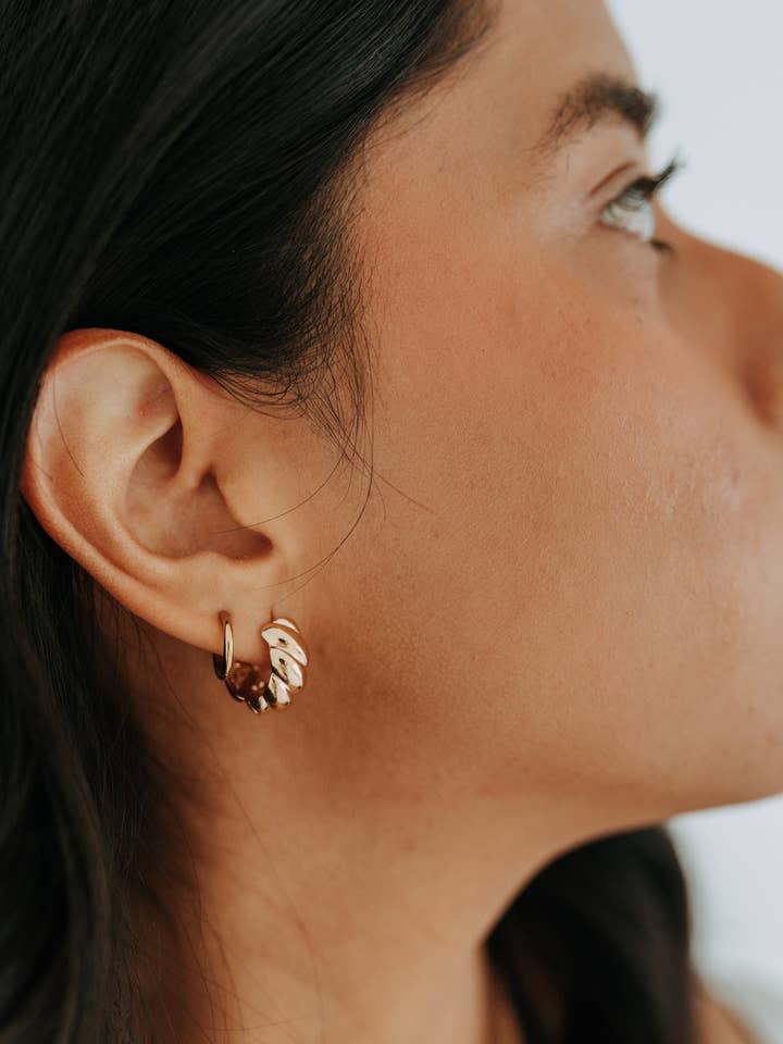 Cleo Hoops for wholesale by Sydney Rose Co.