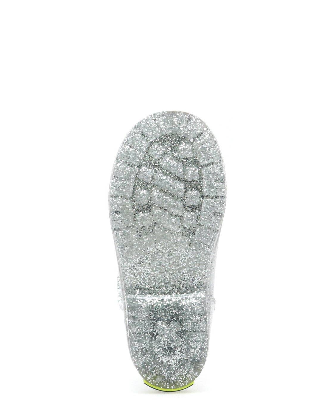 Kids Glitter Rain Boot - Silver for wholesale on Faire6