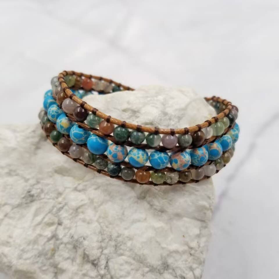 The Pretty Jewellery – wholesale Pärlarmband – Turkos ädelsten pärlarmband3