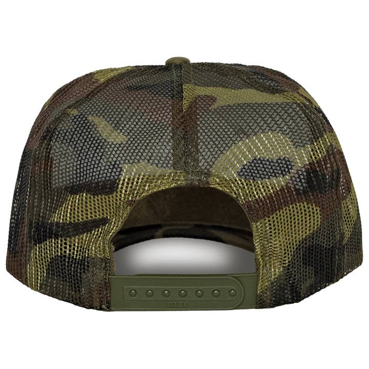 Black Mamacita Trucker Hat in Camo for wholesale on Faire6