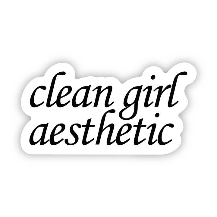 Big Moods - Wholesale Sticker - Clean Girl Aesthetic Black Text Sticker