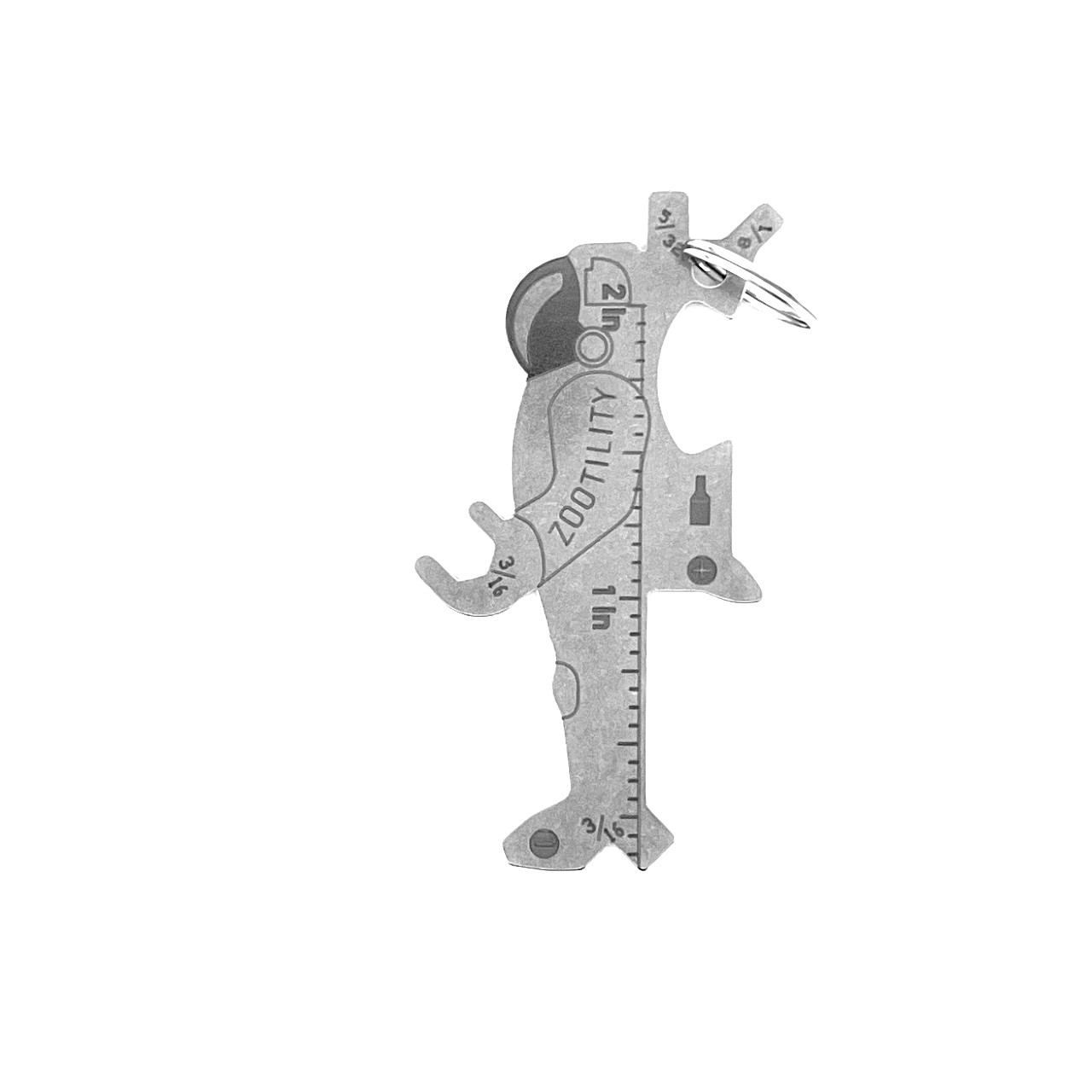 Zootility - Vente Porte-clés – unisexe - Porte-clés personnalisé, outil multifonction 12 en 19