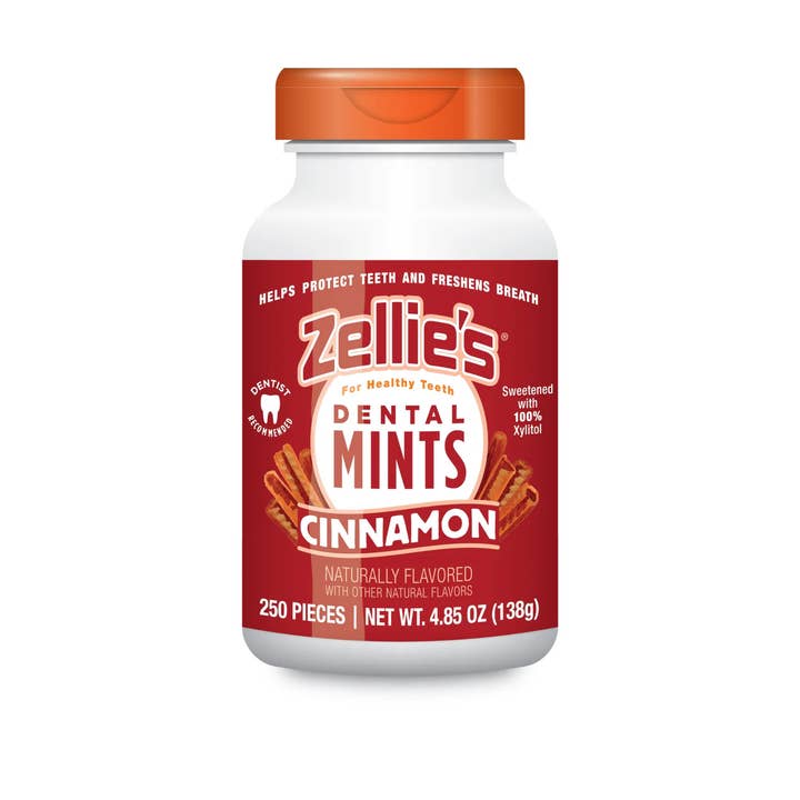 Zellie's - Wholesale Mints - Zellie's Xylitol Dental Mints - Cinnamon 250ct Jar4