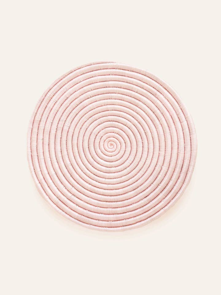 12" Sisal Placemat - Ballet Pink for wholesale by Indego Africa