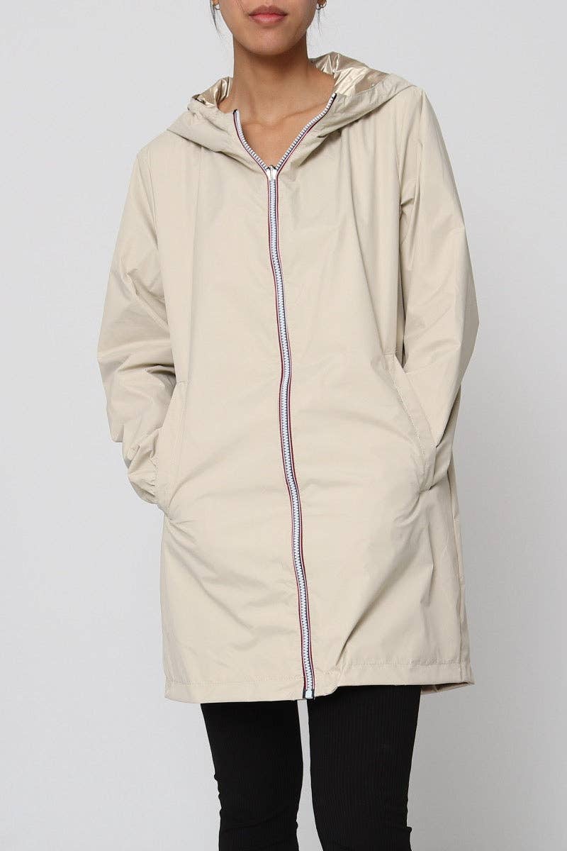 SOFTY - Wholesale Windbreaker - Women's - Reversible waterproof windbreaker - S381113