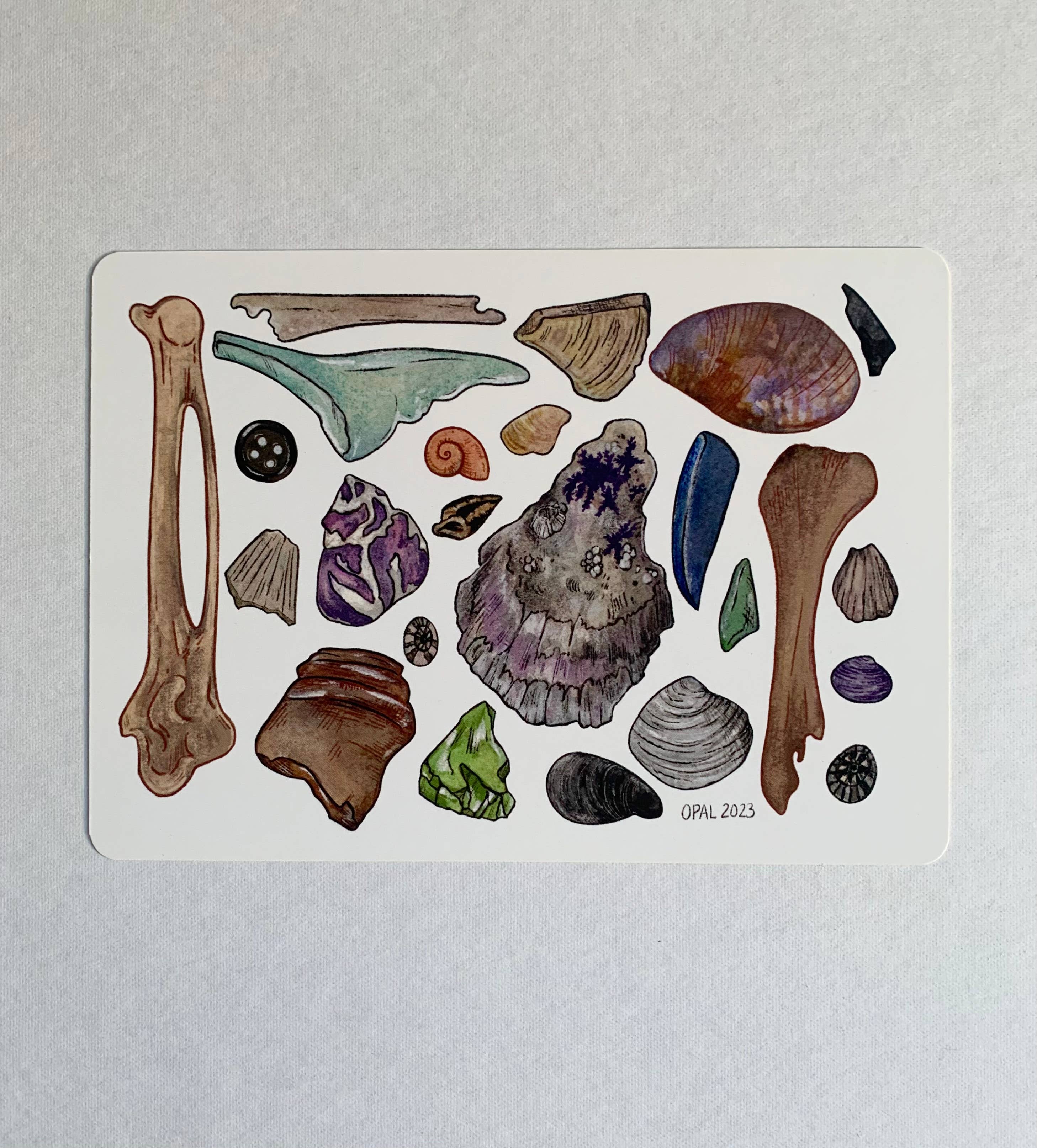 Opal's Art - Wholesale Postcard Set - Postcard Set of 44