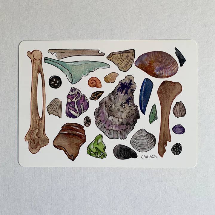 Opal's Art - Wholesale Postcard Set - Postcard Set of 44
