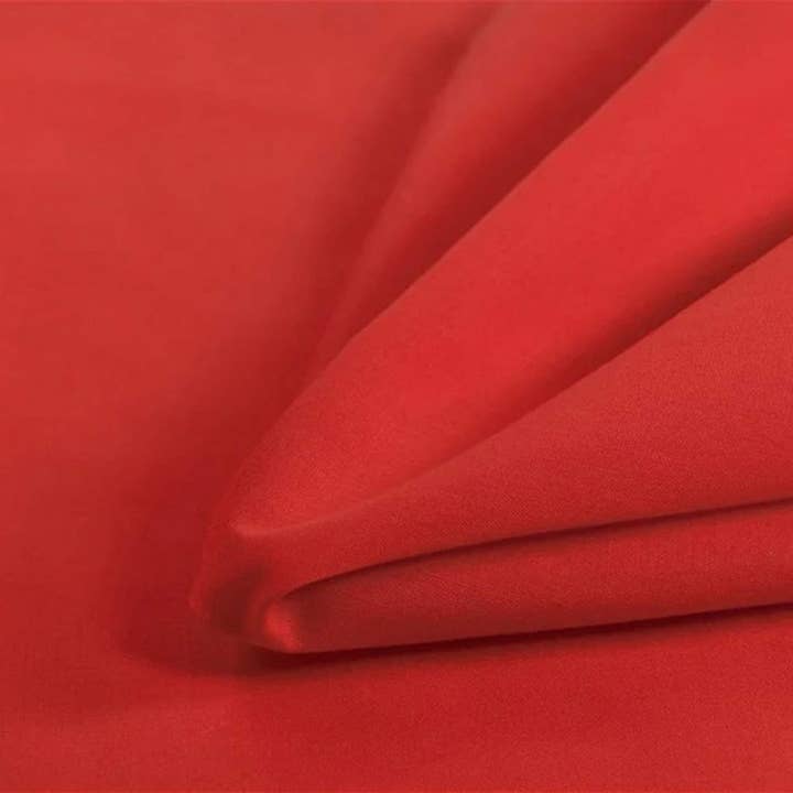 Red Broadcloth Fabric for Apparel, Home Decor & Crafts for wholesale by Radyan Fabrics