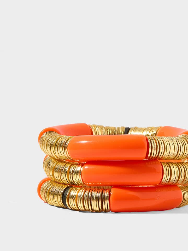 Bracciale Sun Orange Zo per la vendita all'ingrosso da parte di Allie + Bess