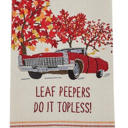 Leaf Peepers Dishtowel for wholesale by Park Designs
