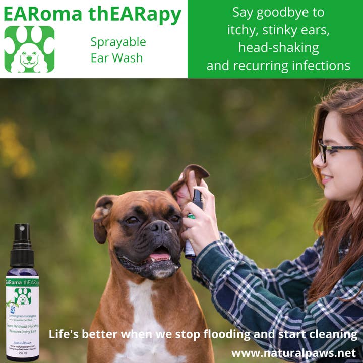 Natural Paws – wholesale Pet spray – Dog – EARoma ThEARapy3
