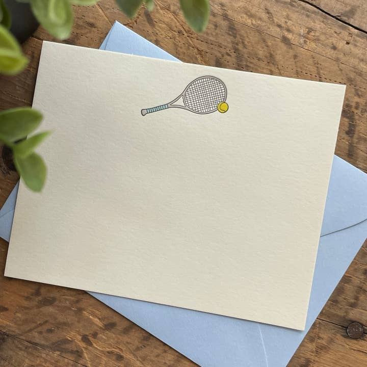 Tennis Notecard for wholesale by Alice-Louise Press